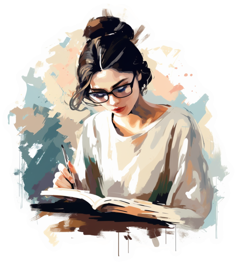 Free Digital Journal Girl Stickers (Printable)